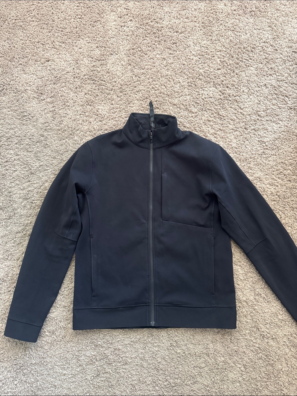 Lululemon Men's Black Full-Zip Performance Sweater